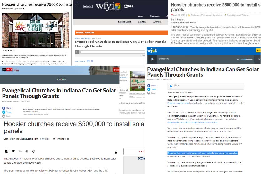 Solar Grant Opportunity in the News
